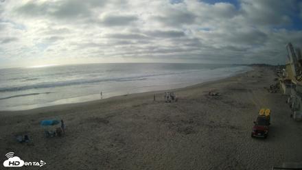 17th St. Del Mar Beach - 4K NW View Live Cam - Jul 1, 2026, 5:56pm PDT