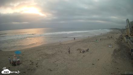 17th St. Del Mar Beach - 4K NW View Live Cam - Jun 4, 2026, 7:42pm PDT