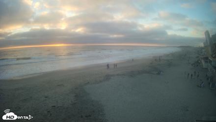 17th St. Del Mar Beach - 4K NW View Live Cam - Jul 7, 2026, 7:41pm PDT