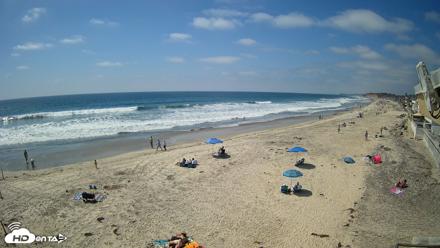 17th St. Del Mar Beach - 4K NW View Live Cam - May 21, 2026, 3:04pm PDT