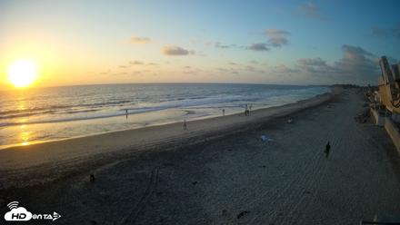 17th St. Del Mar Beach - 4K NW View Live Cam - Sep 16, 2026, 6:42pm PDT