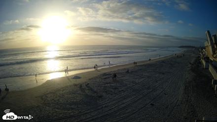 17th St. Del Mar Beach - 4K NW View Live Cam - Jun 1, 2026, 7:13pm PDT