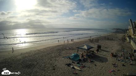 17th St. Del Mar Beach - 4K NW View Live Cam - Jun 5, 2026, 6:04pm PDT