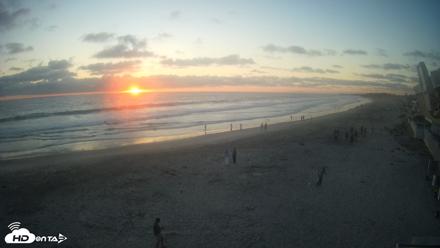 17th St. Del Mar Beach - 4K NW View Live Cam - Jun 20, 2026, 7:57pm PDT