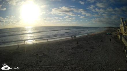17th St. Del Mar Beach - 4K NW View Live Cam - Jun 20, 2026, 6:58pm PDT