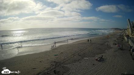 17th St. Del Mar Beach - 4K NW View Live Cam - Jun 9, 2026, 5:31pm PDT
