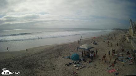 17th St. Del Mar Beach - 4K NW View Live Cam - Jun 5, 2026, 5:01pm PDT
