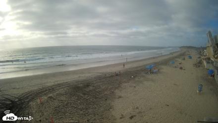 17th St. Del Mar Beach - 4K NW View Live Cam - Sep 14, 2026, 5:13pm PDT