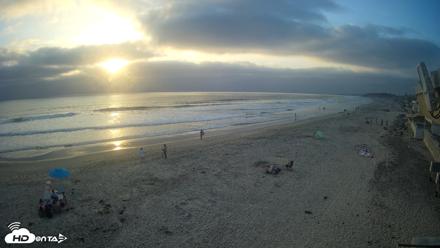 17th St. Del Mar Beach - 4K NW View Live Cam - Jun 4, 2026, 7:23pm PDT