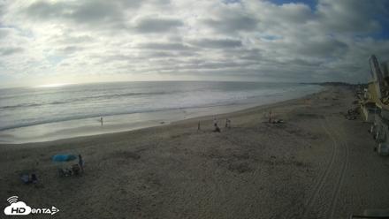 17th St. Del Mar Beach - 4K NW View Live Cam - Jul 1, 2026, 5:56pm PDT