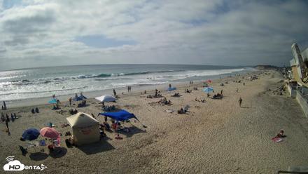 17th St. Del Mar Beach - 4K NW View Live Cam - May 10, 2026, 4:18pm PDT