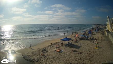 17th St. Del Mar Beach - 4K NW View Live Cam - Aug 8, 2026, 5:30pm PDT