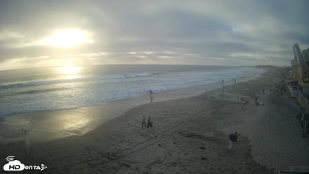 17th St. Del Mar Beach - 4K NW View Live Cam - Jun 10, 2026, 7:00pm PDT