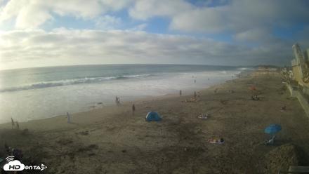17th St. Del Mar Beach - 4K NW View Live Cam - Oct 9, 2026, 5:09pm PDT