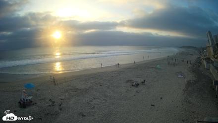 17th St. Del Mar Beach - 4K NW View Live Cam - Jun 4, 2026, 7:28pm PDT