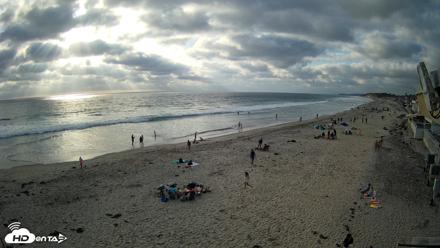 17th St. Del Mar Beach - 4K NW View Live Cam - May 23, 2026, 6:16pm PDT