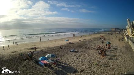 17th St. Del Mar Beach - 4K NW View Live Cam - Sep 12, 2026, 5:23pm PDT