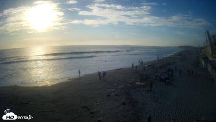 17th St. Del Mar Beach - 4K NW View Live Cam - Jul 24, 2026, 6:48pm PDT