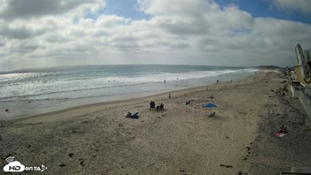 17th St. Del Mar Beach - 4K NW View Live Cam - May 21, 2026, 4:31pm PDT