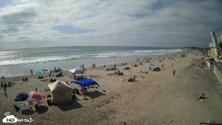 17th St. Del Mar Beach - 4K NW View Live Cam - May 10, 2026, 4:18pm PDT