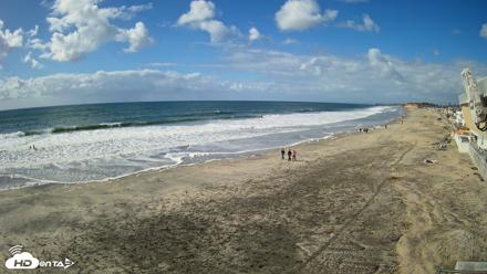 17th St. Del Mar Beach - 4K NW View Live Cam - Oct 12, 2026, 2:54pm PDT