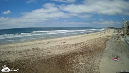 17th St. Del Mar Beach - 4K NW View Live Cam - May 7, 2026, 1:28pm PDT