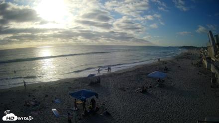 17th St. Del Mar Beach - 4K NW View Live Cam - Jun 26, 2026, 6:41pm PDT