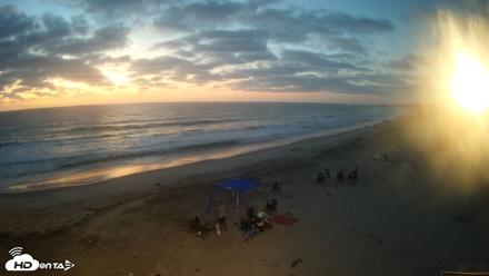 17th St. Del Mar Beach - 4K NW View Live Cam - Sep 19, 2026, 7:11pm PDT
