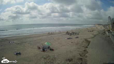 17th St. Del Mar Beach - 4K NW View Live Cam - May 16, 2026, 3:37pm PDT