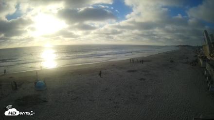 17th St. Del Mar Beach - 4K NW View Live Cam - Jul 5, 2026, 7:04pm PDT