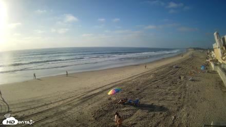 17th St. Del Mar Beach - 4K NW View Live Cam - Sep 30, 2026, 5:14pm PDT