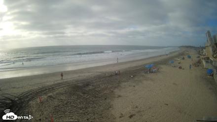 17th St. Del Mar Beach - 4K NW View Live Cam - Sep 14, 2026, 5:13pm PDT