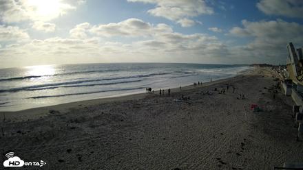17th St. Del Mar Beach - 4K NW View Live Cam - May 22, 2026, 5:50pm PDT