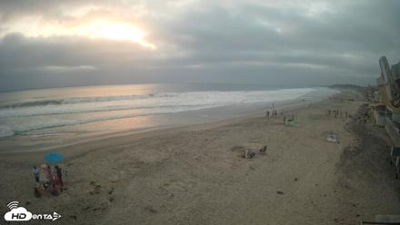 17th St. Del Mar Beach - 4K NW View Live Cam - Jun 4, 2026, 7:44pm PDT