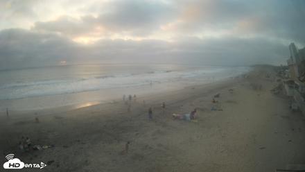 17th St. Del Mar Beach - 4K NW View Live Cam - Aug 2, 2026, 7:33pm PDT