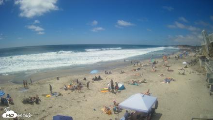 17th St. Del Mar Beach - 4K NW View Live Cam - Jun 19, 2026, 2:48pm PDT
