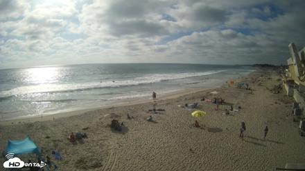 17th St. Del Mar Beach - 4K NW View Live Cam - Jun 25, 2026, 5:37pm PDT