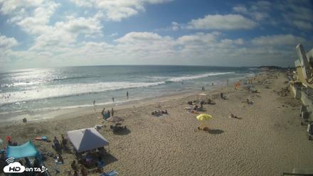 17th St. Del Mar Beach - 4K NW View Live Cam - Jun 25, 2026, 4:52pm PDT