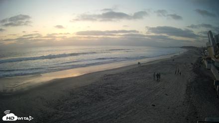 17th St. Del Mar Beach - 4K NW View Live Cam - Jun 1, 2026, 7:55pm PDT
