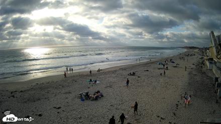 17th St. Del Mar Beach - 4K NW View Live Cam - May 23, 2026, 6:19pm PDT