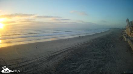 17th St. Del Mar Beach - 4K NW View Live Cam - Sep 30, 2026, 6:19pm PDT
