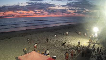 17th St. Del Mar Beach - 4K NW View Live Cam - Jul 17, 2025, 8:30pm PDT