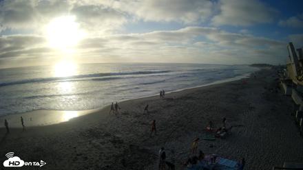 17th St. Del Mar Beach - 4K NW View Live Cam - Jun 9, 2026, 6:48pm PDT