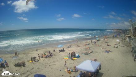 17th St. Del Mar Beach - 4K NW View Live Cam - Jun 19, 2026, 2:48pm PDT
