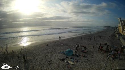 17th St. Del Mar Beach - 4K NW View Live Cam - Jun 5, 2026, 6:32pm PDT