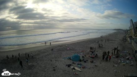 17th St. Del Mar Beach - 4K NW View Live Cam - Jun 5, 2026, 6:38pm PDT