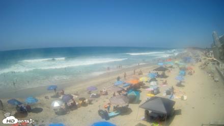 17th St. Del Mar Beach - 4K NW View Live Cam - Aug 2, 2026, 1:35pm PDT
