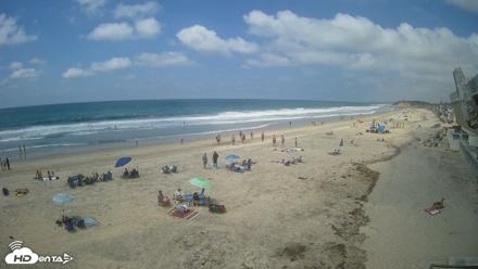 17th St. Del Mar Beach - 4K NW View Live Cam - May 16, 2026, 1:48pm PDT