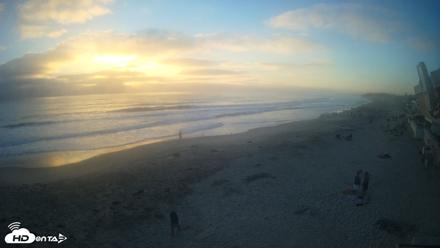 17th St. Del Mar Beach - 4K NW View Live Cam - Jul 8, 2026, 7:42pm PDT