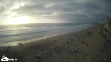17th St. Del Mar Beach - 4K NW View Live Cam - Jul 29, 2026, 6:37pm PDT